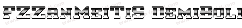 FZZanMeiTiS DemiBold字体转换